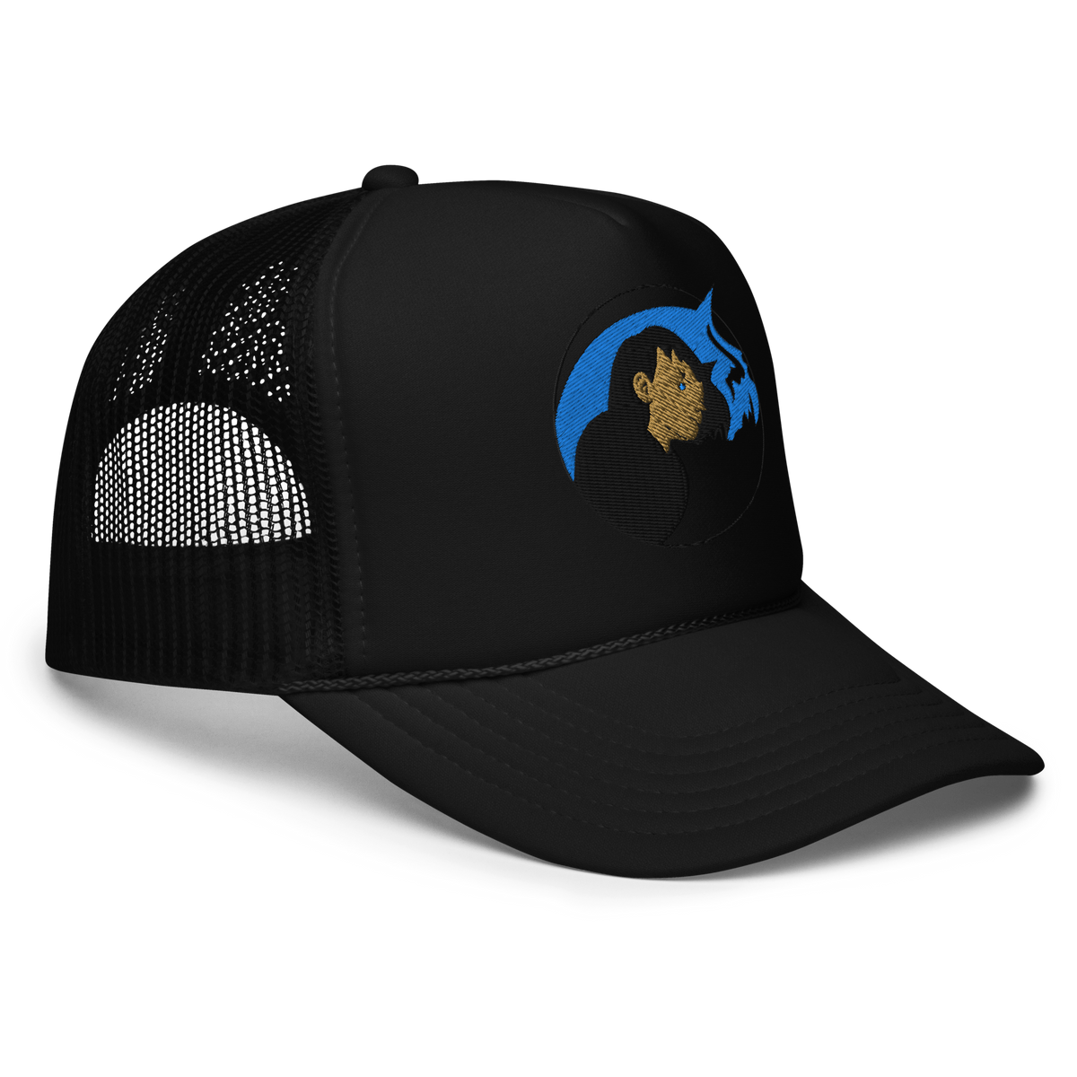 Ki Cap in Black - right front view